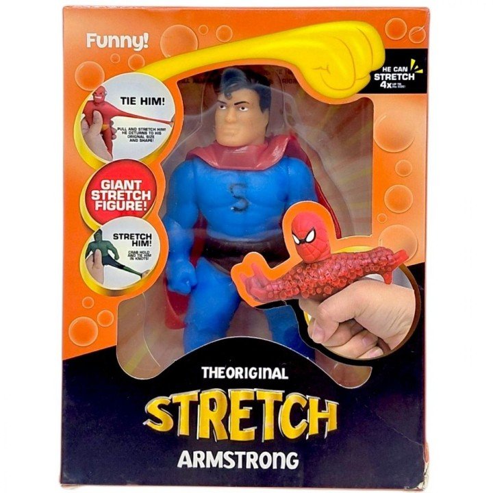 Іграшка-тягучка "Stretch Armstrong: Герої Marvel, Марвел" СУПЕРМЕН (СИНІЙ)