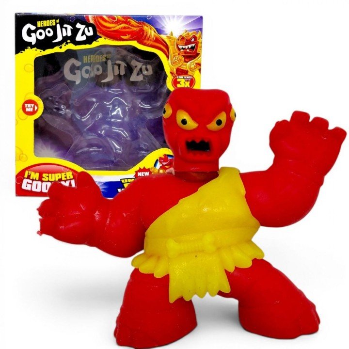 Іграшка-тягучка "Heroes of Goo Jit Zu" ЧОТИРИОКЕ (ЧЕРВОНИЙ)