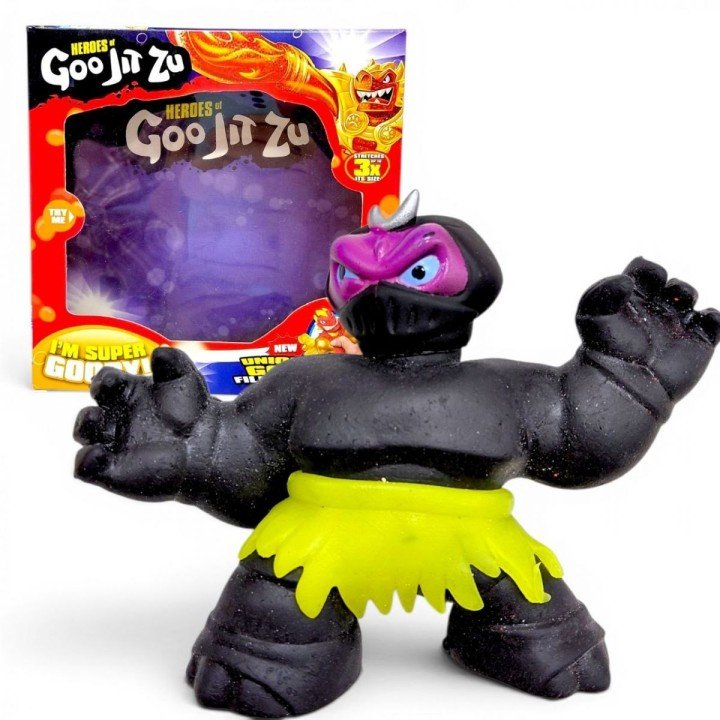 Іграшка-тягучка "Heroes of Goo Jit Zu" ЛИЦАР (ЧОРНИЙ)