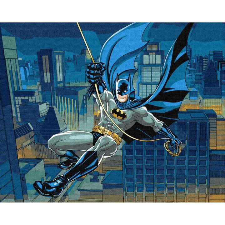 КАРТИНА ПО НОМЕРАХ WB "BATMAN: ПОКЛИК ТІНІ" 40Х50 СМ