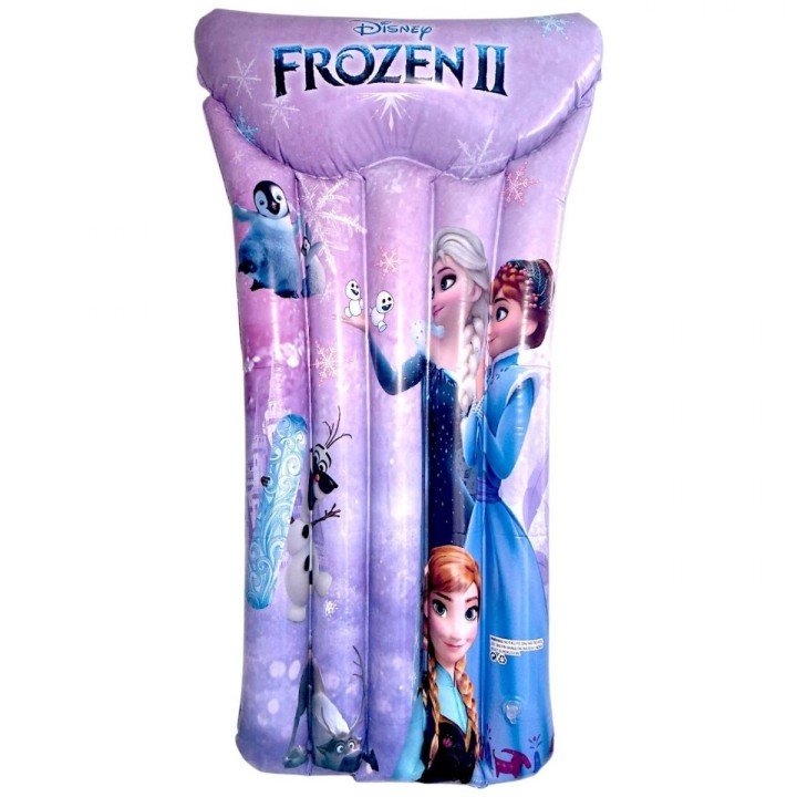 Дитячий надувний матрац із подушкою "ХОЛОДНЕ СЕРЦЕ / Frozen" 100 см