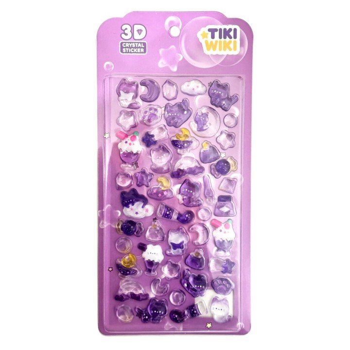 Набір 3D-наліпок Tiki Wiki серії Crystal – Тікі зоряні сни