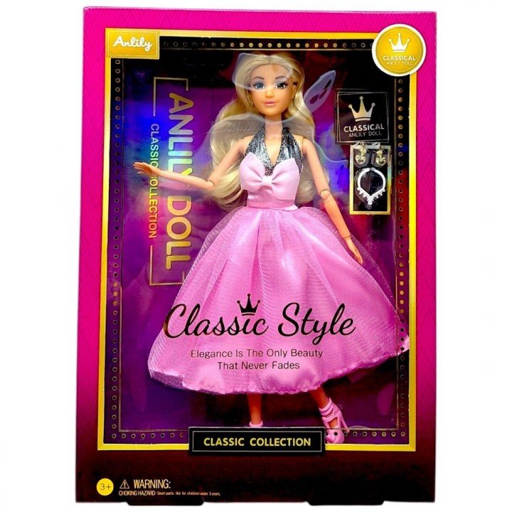 Лялька pink dress, серія classic "Anlily"