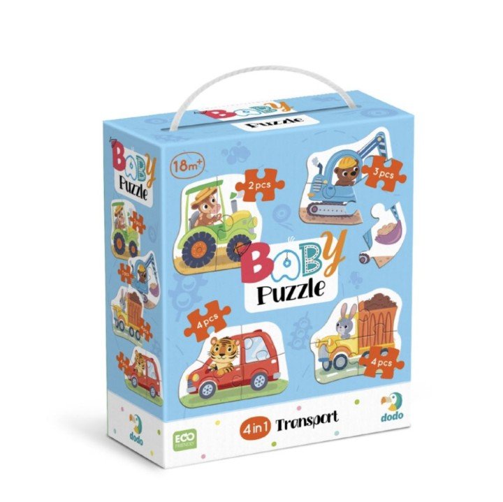 Пазл 4 в 1 «Baby puzzle. Транспорт»