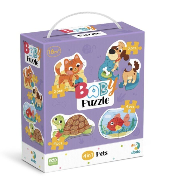 Пазл 4 в 1 «Baby puzzle. Домашні тварини»