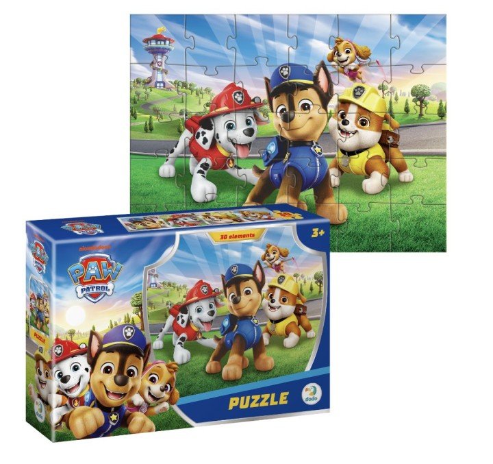 Пазл на 30 елементів «Патруль біля Вежі», Щенячий патруль / Paw Patrol