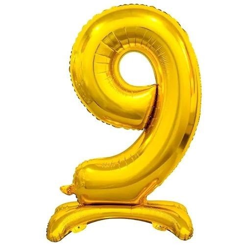 Кулька фольгована цифра "9" підлогова 80 см