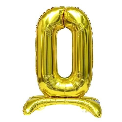 Кулька фольгована цифра "0" підлогова 80 см