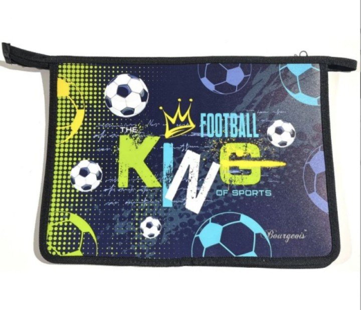 Папка на блискавці А4+, football king