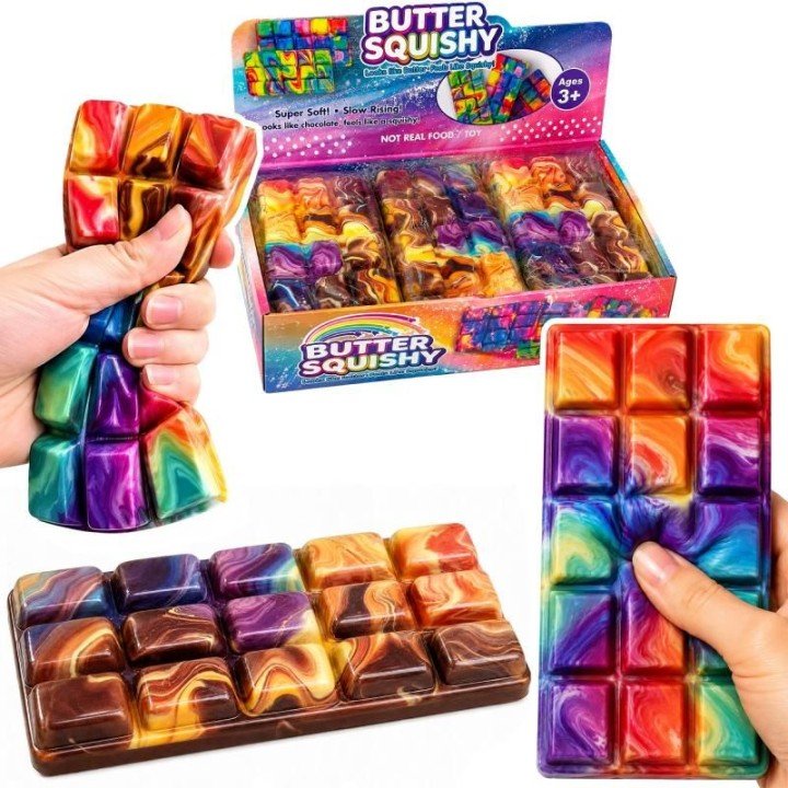 Сквіш-антистрес "Шоколад", 16 см (мікс видів)