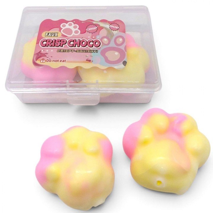Іграшка-антистрес (сквіш) "Crisp Choco squishy: Лапка"