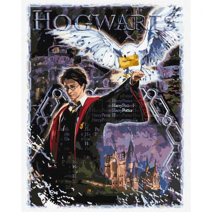 Картина по номерах WB "Harry Potter: Атмосфера магії" 40х50 см