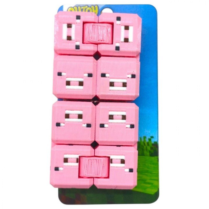 Fidget Infinity Cube Minecraft Pig / Вічний Кубик Майн Свиня