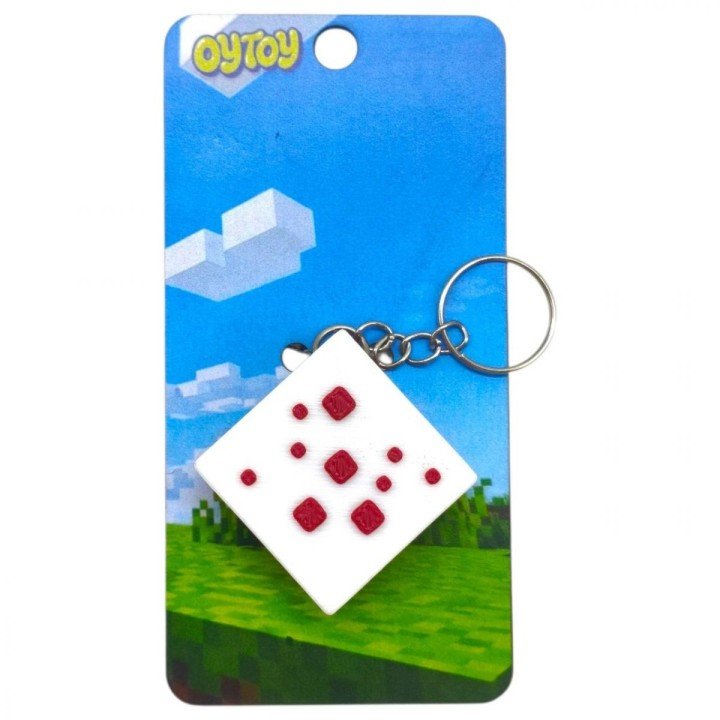 Брелок 3D друк "Minecraft Cake / Торт Keychain"