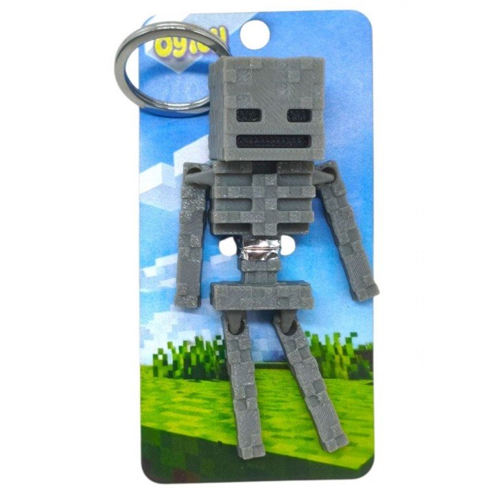 Брелок 3D друк "Minecraft Skeleton / Скелет"