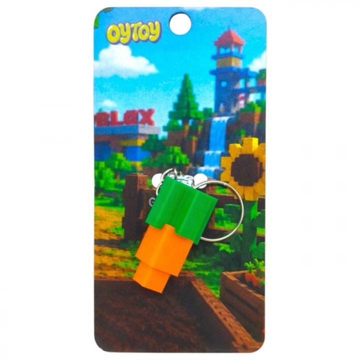 Брелок 3D друк "Roblox Carrot / Морква GaG Keychain"