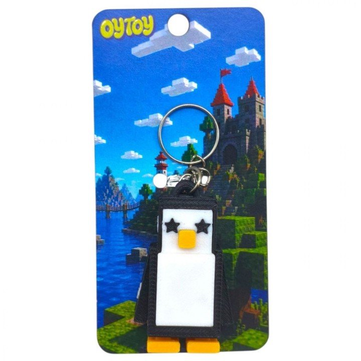 Брелок 3D друк "Roblox Star Pigeon / Пінгвін Батл"
