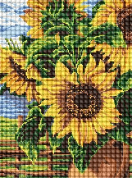 Алмазна мозаїка - Соняхи ©art_selena_ua