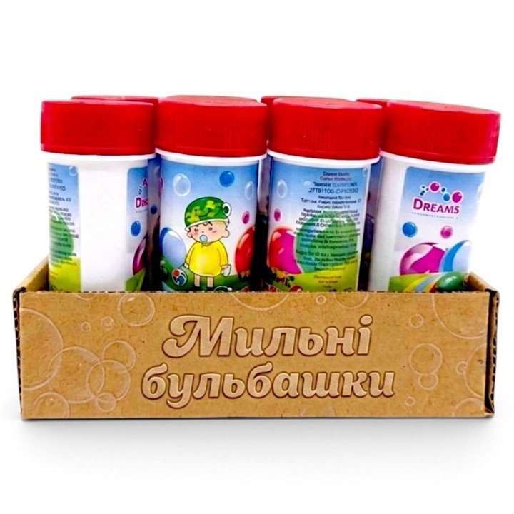 Мильні бульбашки, 60 мл (12 штук) Dreams