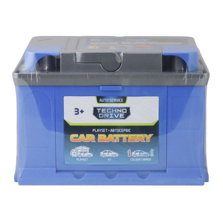 Ігровий набір CAR BATTERY - АВТОСЕРВІС З МІНІМОДЕЛЛЮ ЗМІНИ КОЛІР