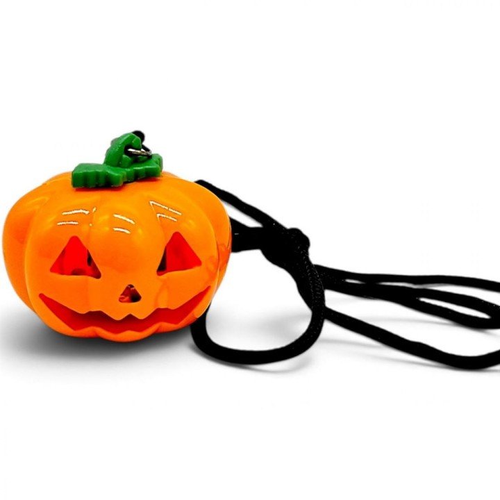 Гарбуз із підвісом "Halloween" на шнурку, 4*4,5см (37013)