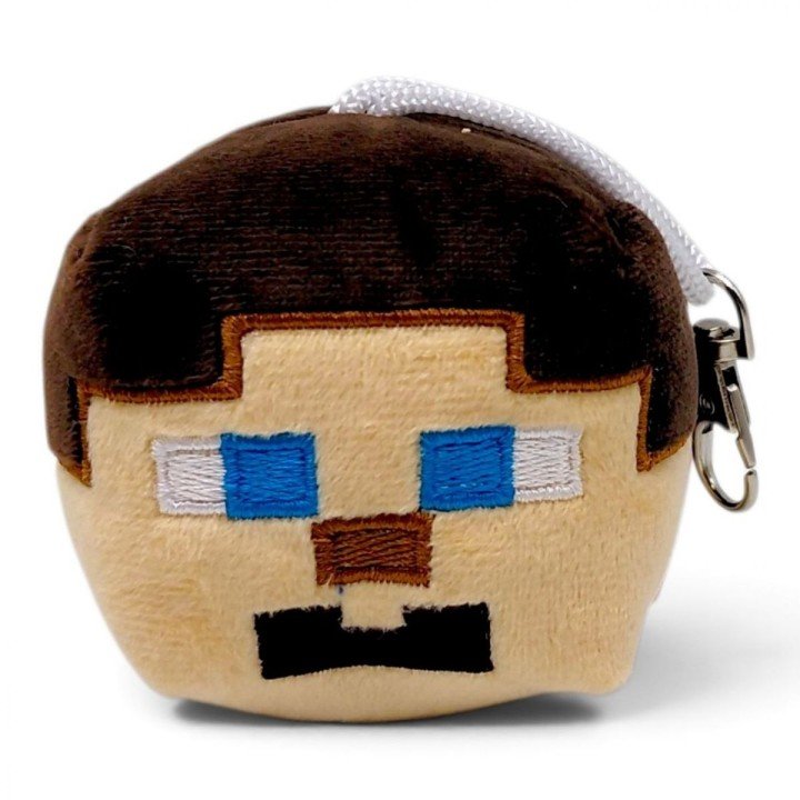 М'яка іграшка брелок "Майнкрафт/Minecraft" (коричневий) 8 см