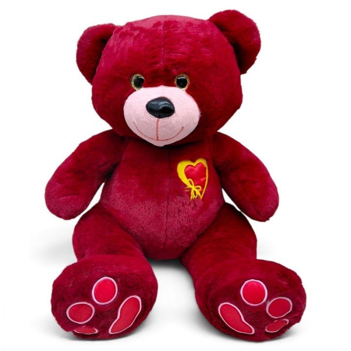 Мʼяка іграшка "Ведмедик Teddy Gold red" 57 см