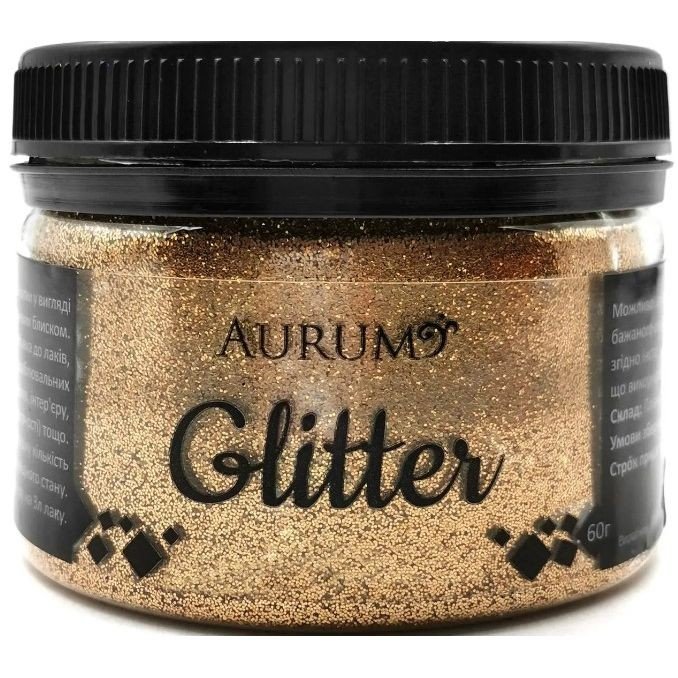Декоративні блискітки Глітер Aurum Бронзовий 60 г