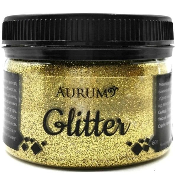 Декоративні блискітки Глітер Aurum Золотий 60 г
