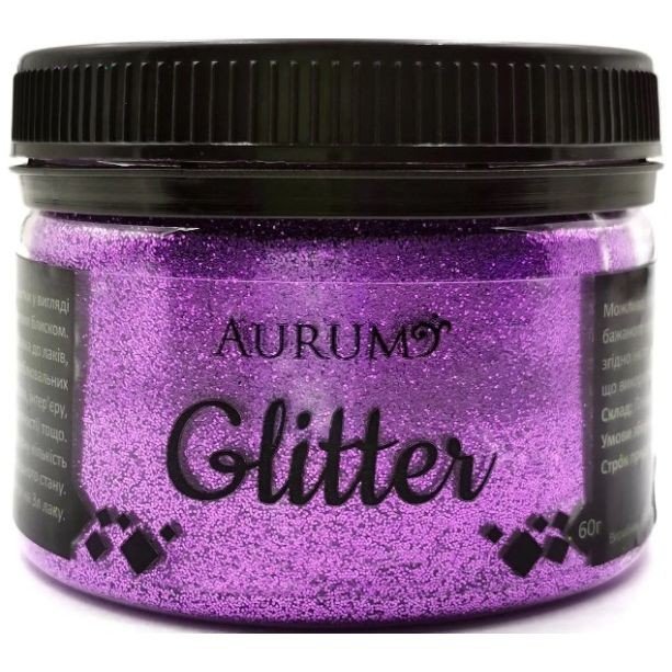 Декоративні блискітки Глітер Aurum Фіолетовий 60 г