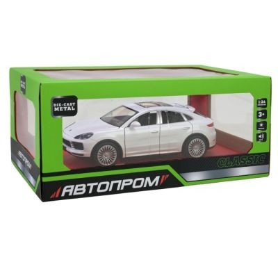 МАШИНА МЕТАЛЕВА "АВТОПРОМ" 1:24 PORSCHE CAYENNE (БІЛИЙ)