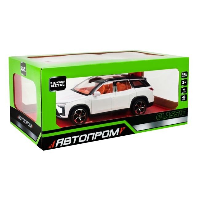 МАШИНА МЕТАЛЕВА "АВТОПРОМ" 1:24 NIO ES8 (БІЛИЙ)