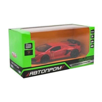Машинка металева "АВТОПРОМ Lamborghini Aventador" (ЧЕРВОНИЙ)