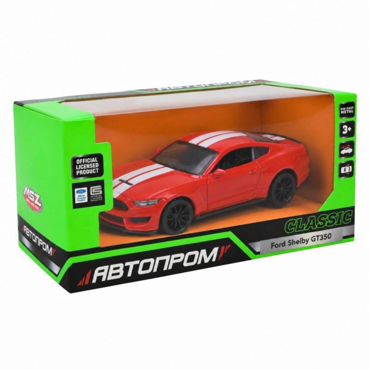 Машинка металева "АВТОПРОМ, Ford Shelby GT35", ЧЕРВОНИЙ