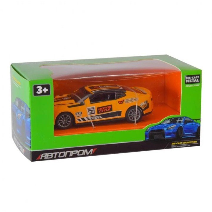 МАШИНА МЕТАЛЕВА "АВТОПРОМ" 1:36 CHEVROLET CAMARO (ЖОВТИЙ)