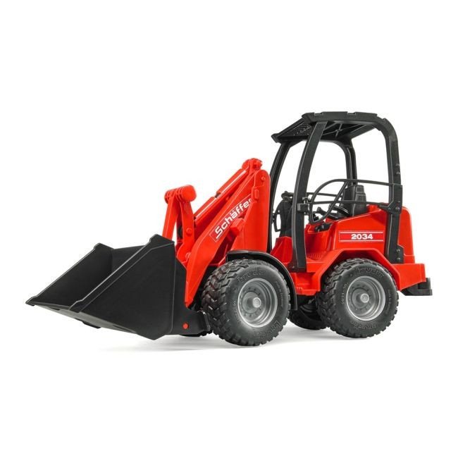 Машинка іграшкова. Міні-навантажувач Schaffer Compact (29,5 х 9,2 х 16 см)