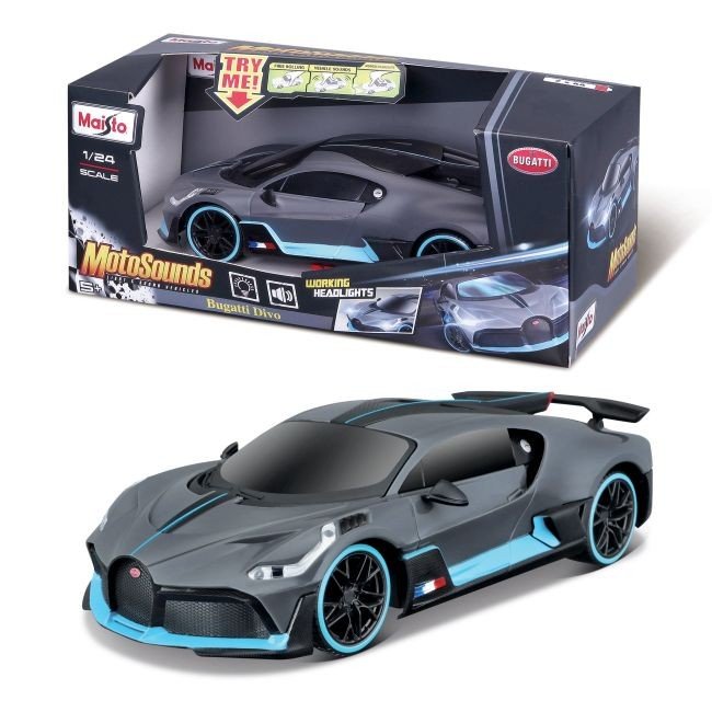 Машинка іграшкова Maisto 1:24 Bugatti Divo (СІРИЙ)