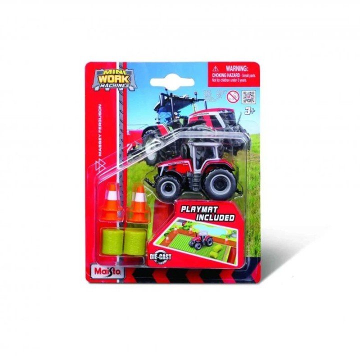 Машинка іграшкова Mini Work Machine Tractors з ігровою поверхнею (ЧЕРВОНИЙ)