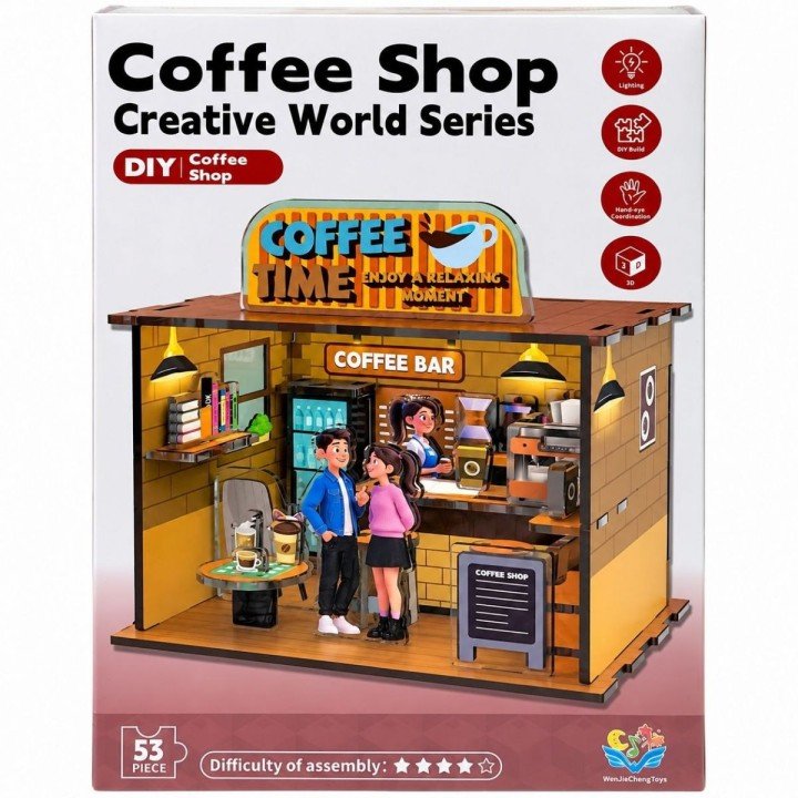 3D РУМБОКС COFFE SHOP P9-17 (53 ДЕТ)