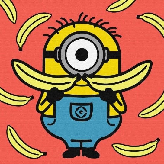 Картина по номерах для дітей UN "Minions: Агент Банана" 25х25см