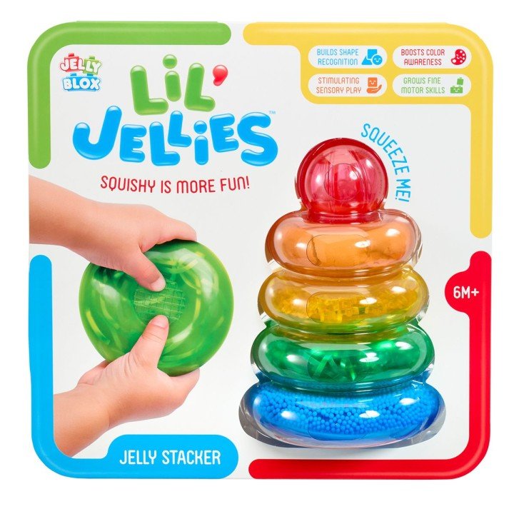 Сенсорний конструктор JELLY BLOX серії "Lilʼ Jellies" - ПІРАМІДКА-КОЛЬОРИНКА