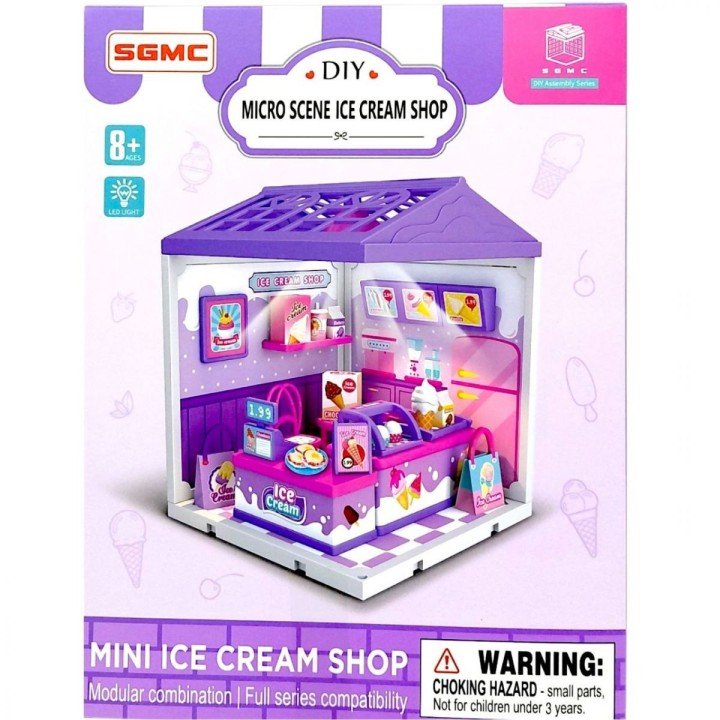 Набір для творчості (Рум Бокс Room box) короб. 14,5х4,2х19 см (БУЗКОВИЙ)