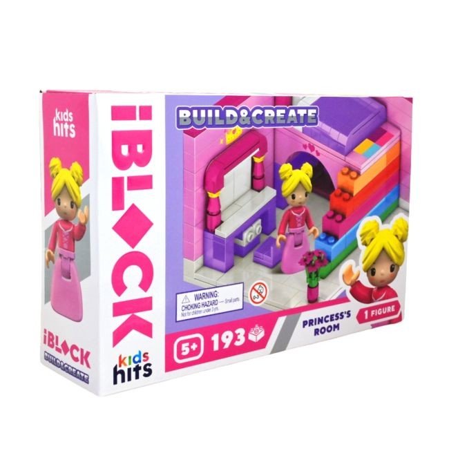 Конструктор IBLOCK JUNIOR 193 дет. короб. 24*16*6