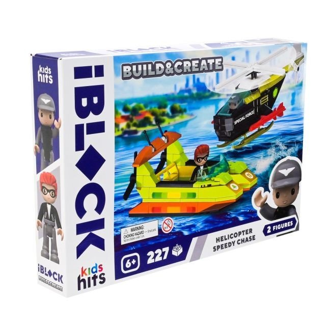 Конструктор IBLOCK JUNIOR 227 дет. короб. 32*21.5*5