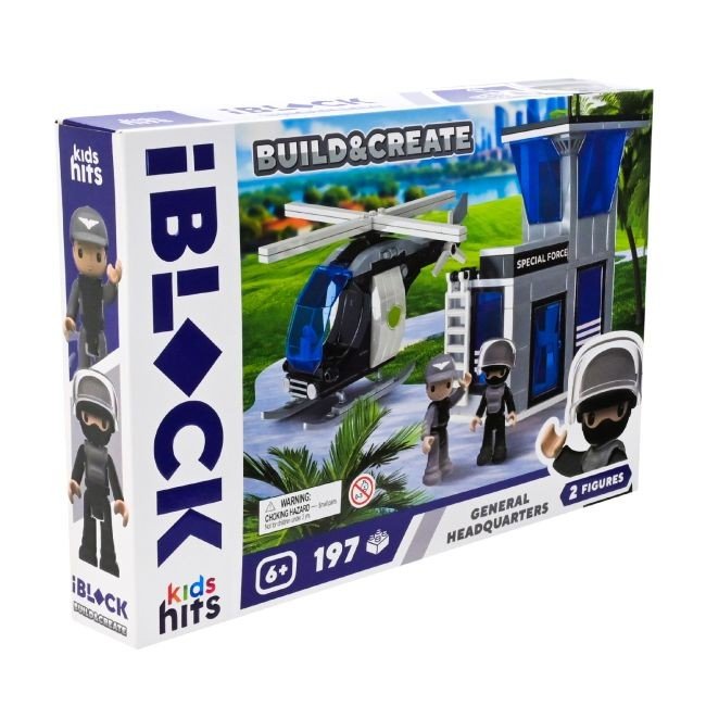 Конструктор IBLOCK JUNIOR 197дет. короб. 32*21.5*5