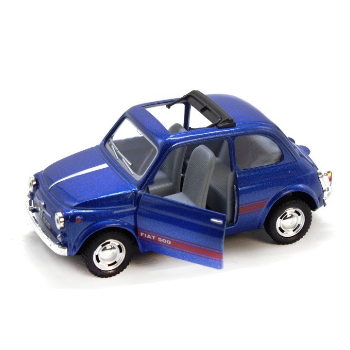 Машинка KINSMART "Fiat 500" (синя)