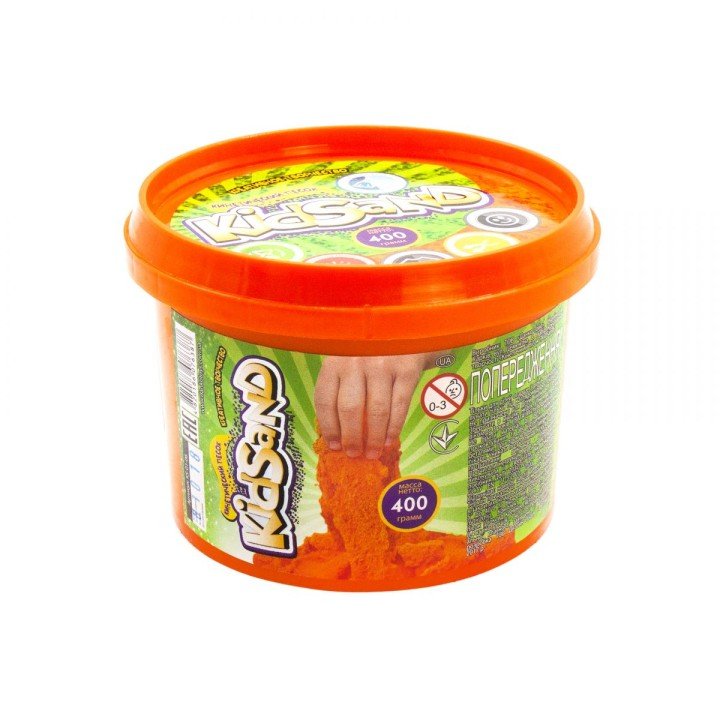 Кінетичний пісок "KidSand", помаранчевий, 400г