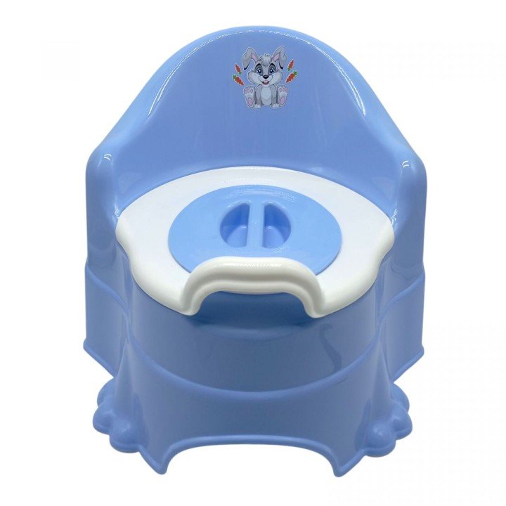 Горщик дитячий (синій) (різні наліпки)