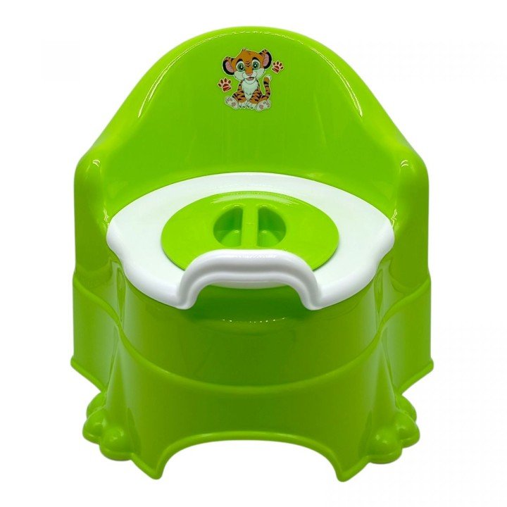 Горщик дитячий (зелений) (різні наліпки)