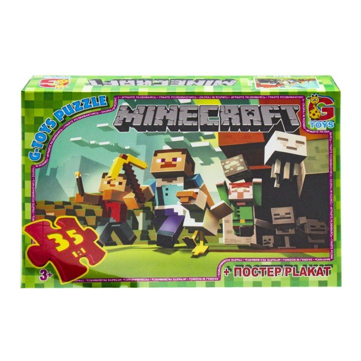 Пазли "майнкрафт", 35 ел